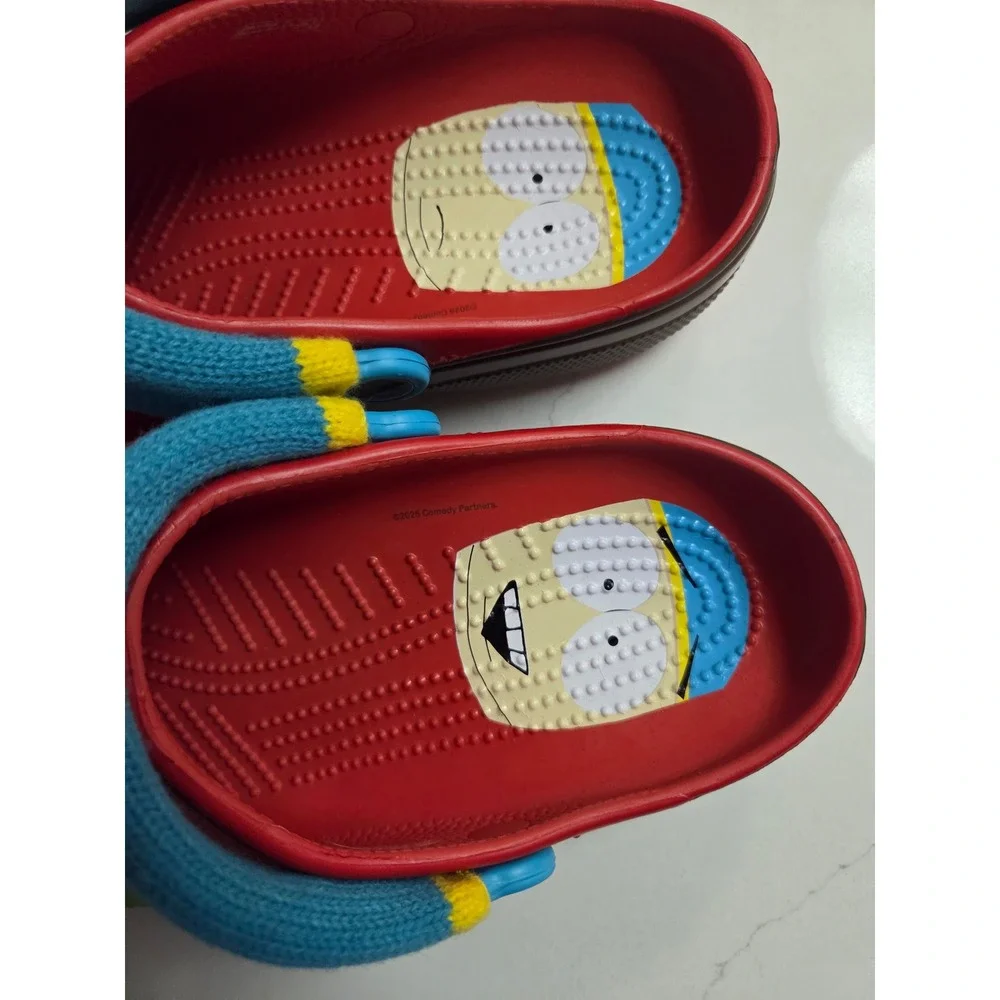 Crocs South Park Eric Cartman Classic Clog Red Mens Size 12 NWT Jibbitz